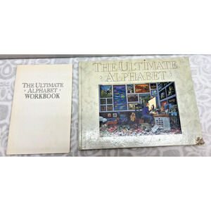 THE ULTIMATE ALPHABET w/WORKBOOK Mike Wilks Illustrated Find and Seek Book 1st E